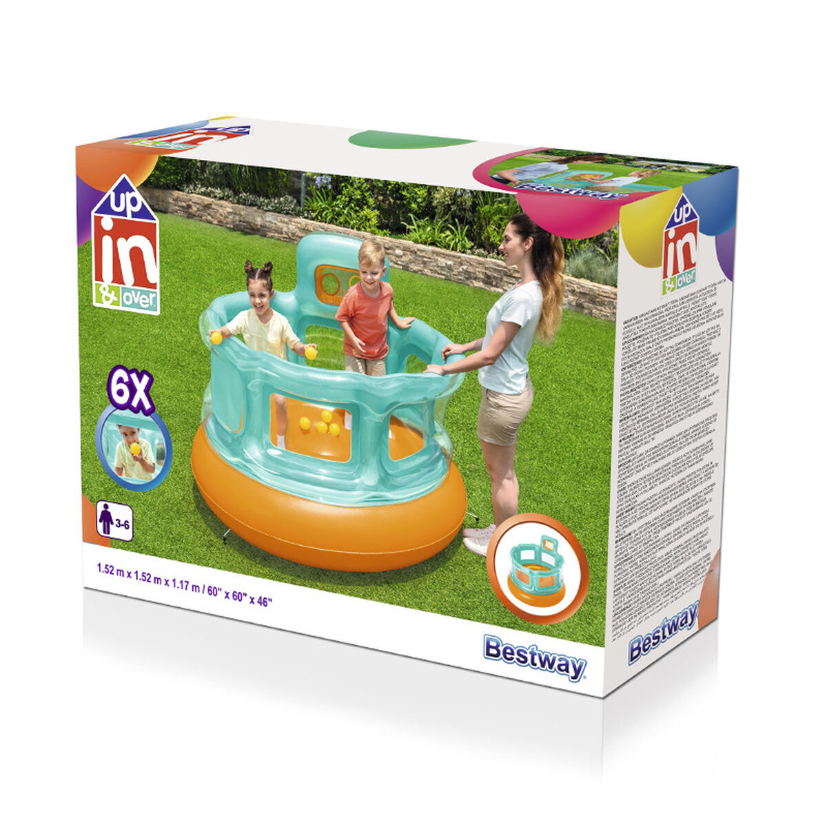 Castel gonflabil Bestway 152 x 152 x 117 cm